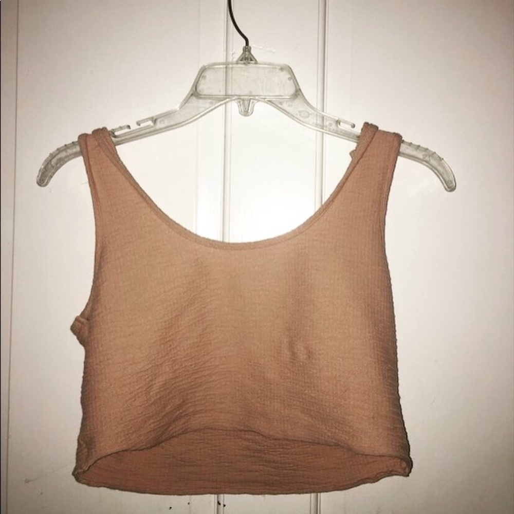 Light pink crop top